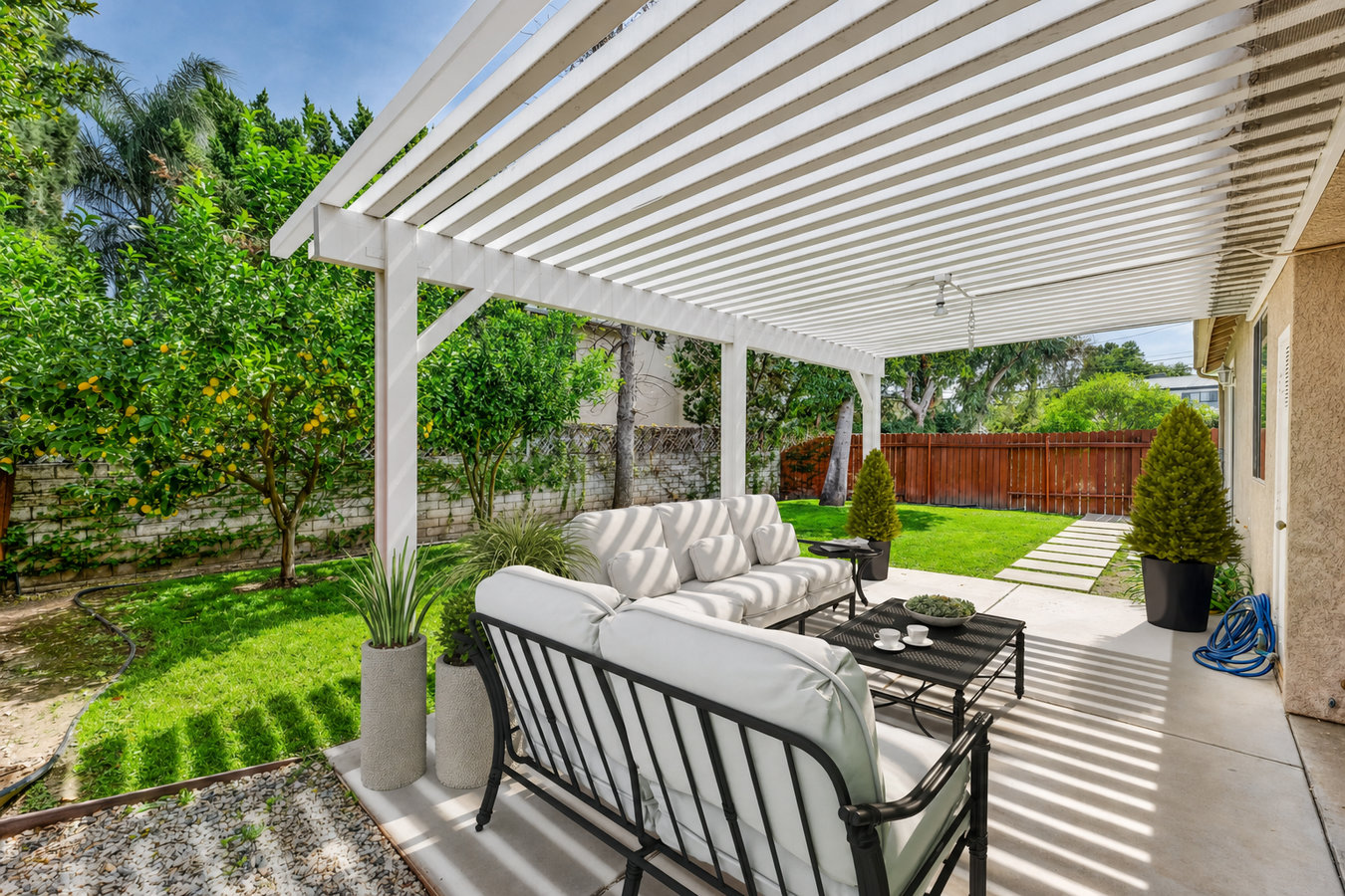 Pergola installation